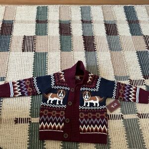 Gymboree Bulldog Cardigan